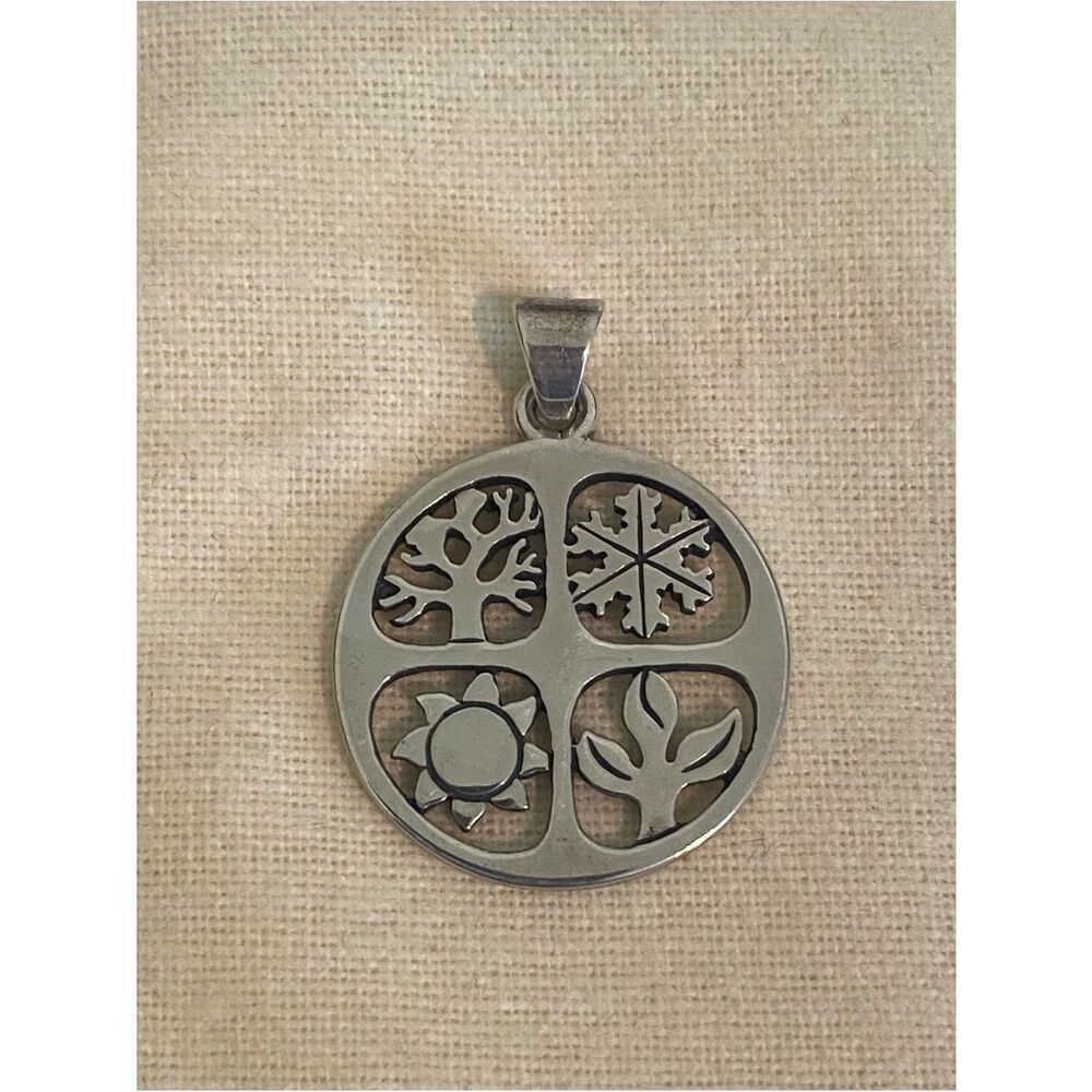 James Avery Retired Four Seasons Pendant